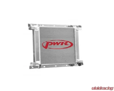 PWR 42mm 14.09x10.39" Mounting Brackets Setrab Style Air-to-Oil Universal Oil Cooler - CR-UC-SQC010B
