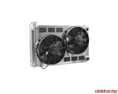 PWR 12" Spal Fans OEM Mounting Performance Radiator Module Toyota Supra A80 1993-1998 - CR-UC-TPR002C