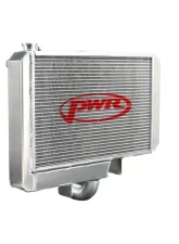 PWR 55mm 19x17-1-3/4" Engine Mounted Single Pass Small Neck Sprint Car Radiator                                     - CR-UC-WPR004B - Image 5