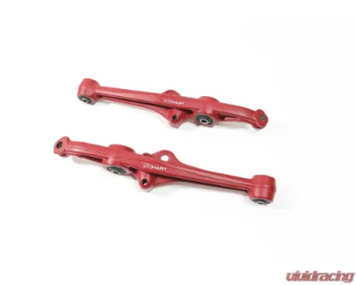 TruHart Front Lower Control Arms Red Honda Civic|CRX 1988-1991 - TH-H106