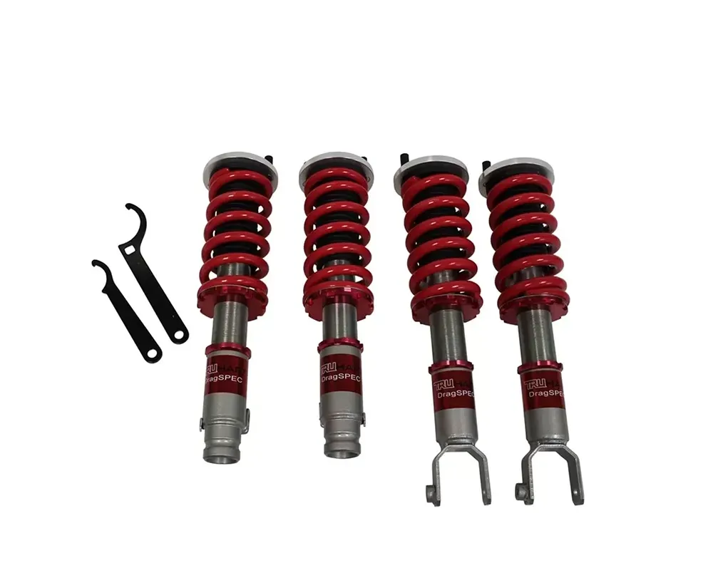 TruHart DRAG Spec Coilovers Red Acura Integra 1994-2001|Honda Civic 1992-2000 - TH-H802-DR