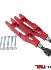 TruHart Rear Lower Control Arms Adjustable Anodized Red Subaru 2008-2021                                     - TH-S108-RE - Image 2