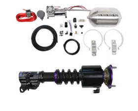 D2 Racing RS Coilovers w/ Front Air Cups + Silver Control System BMW M3 2008-2011