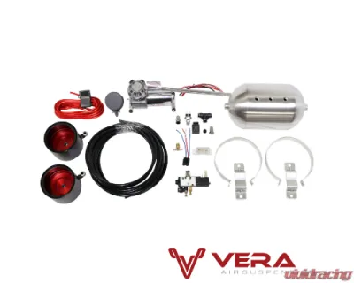 D2 Racing RS Coilovers w/ Front Air Cups + Gold Control System Cadillac ATS 2013-2019 - D-CA-03-VACF-20+D2-ACK02