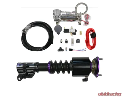 D2 Racing RS Coilovers w/ Front Air Cups + Gold Tankless Control System Cadillac ATS 2013-2019 - D-CA-03-VACF-20+D2-ACK03