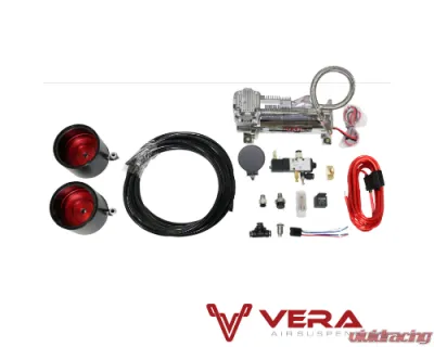 D2 Racing RS Coilovers w/ Front Air Cups + Gold Tankless Control System Cadillac ATS 2013-2019 - D-CA-03-VACF-20+D2-ACK03