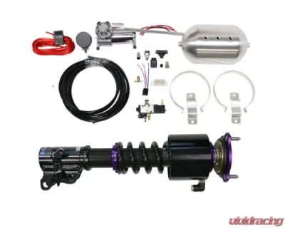 D2 Racing RS Coilovers w/ Front Air Cups + Gold Control System Honda Civic 1988-1991|Acura Integra 1990-1993 - D-HN-13-VACF-12+D2-ACK02