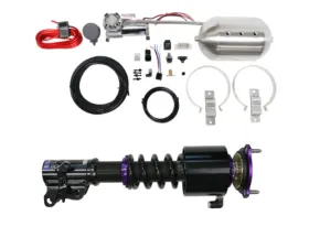 D2 Racing RS Coilovers w/ Front Air Cups + Silver Control System Volkswagen Golf VII|GTI|Beetle R 2015-2019|Audi A3 2016-2024