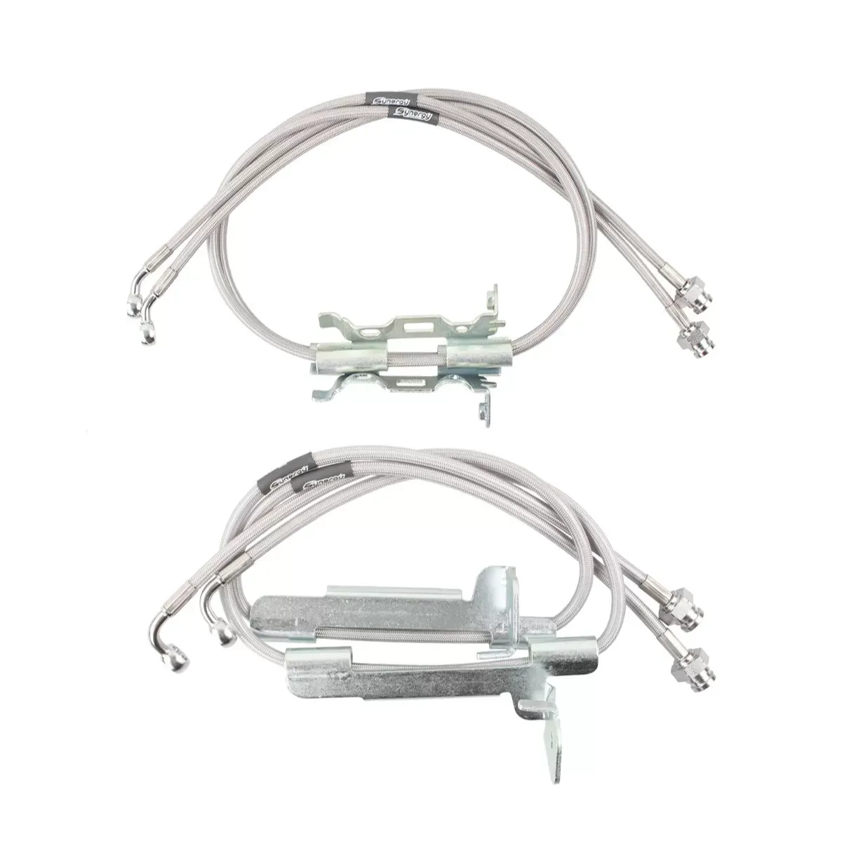 Synergy Rear Stainless Braided Brake Line Kit Jeep Wrangler | Gladiator - 8866-04