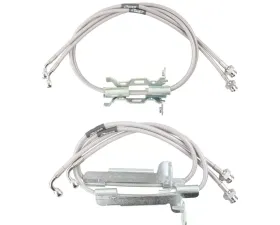 Synergy Front Stainless Braided Brake Line Kit Jeep Wrangler | Gladiator 2018+