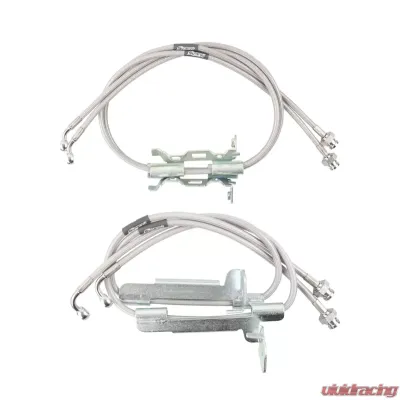 Synergy Front Stainless Braided Brake Line Kit Jeep Wrangler | Gladiator 2018+ - 8866-03