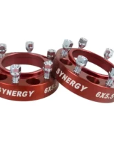 Synergy MFG Hub Centric Wheel Spacers M12x1.50 Stud Size Ford Bronco | Ranger 2019-2023                                     - 4112-6-55-HF - Image 3