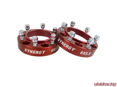 Synergy MFG Hub Centric Wheel Spacers M12x1.50 Stud Size Ford Bronco | Ranger 2019-2023 - 4112-6-55-HF