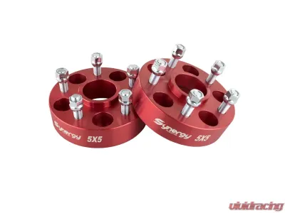 Synergy MFG Hub Centric Wheel Spacers M12x1.50 Stud Size Ford Bronco | Ranger 2019-2023 - 4112-6-55-HF