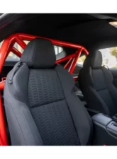 StudioRSR Roll Cage/Roll Bar V2 with DOM Stainless Steel Red Toyota GR86 2022-2023                                     - SRCGR86-01 - Image 2