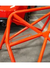 StudioRSR Roll Cage/Roll Bar V2 with DOM Stainless Steel Red Toyota GR86 2022-2023                                     - SRCGR86-01 - Image 4