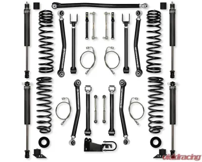 Rock Krawler 2.5 In Adventure X System Stage 1 Front | Rear Lift Kit w/ Shocks Jeep Wrangler Jku 4Door 2007-2018 - JK25AXM-4S1