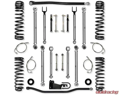 Rock Krawler 2.5in X Factor Pro Aluminum Front | Rear Lift Kit Jeep Wrangler Jk 2Door 2007-2018 - JK25XFP-2