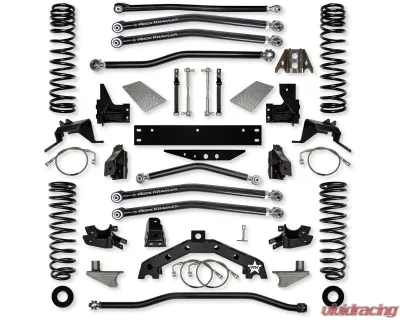 Rock Krawler Front & Rear 3.5 Inch X Factor X2 Long Arm W/ 6" Rear Stretch Jeep Wrangler JK 2007-2018 - JK35X2LA-6S