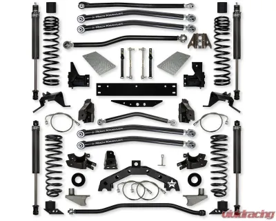 Rock Krawler Front & Rear 3.5in Long Arm w/ 6" Rear Stretch Stage 1 Jeep Wrangler JK 2007-2018 - JK35X2LA-6S1