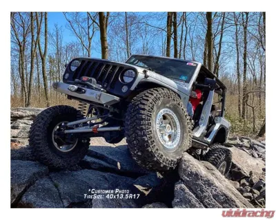 Rock Krawler Front & Rear 4.5 Inch Adventure X Long Arm - Stage 1 Jeep Wrangler JKU 2007-2018 - JK45AXLA-4S1