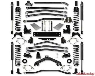 Rock Krawler Front & Rear 4.5 Inch X Factor X2 Long Arm - Stage 1 Jeep Wrangler JK 2007-2018 - JK45X2LA-2S1