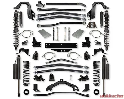 Rock Krawler Front & Rear 4.5 Inch X Factor X2 Coilover Long System Jeep Wrangler Jk 4Door 2007-2018 - JK45X2LA-4CS