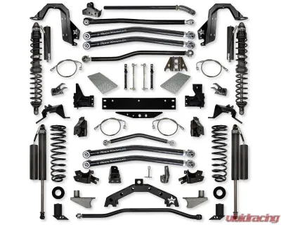 Rock Krawler Front & Rear 4.5in Coilover Long System w/ 6" Rear Stretch Jeep Wrangler JK 2007-2018 - JK45X2LA-6CS