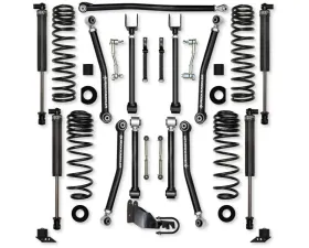 Rock Krawler 2.5 In Adventure X System 4XE Stage 1 Front | Rear Lift Kit w/ Shocks Jeep Wrangler Jlu 4Door 2021