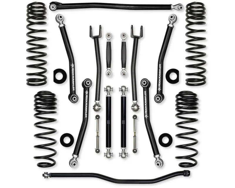 Rock Krawler 2.5 In X Factor No Limits System Front & Rear 392 Jeep Wrangler Jlu 4Door 2021 - JL25NL-392
