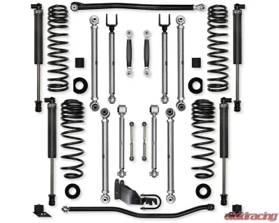 Rock Krawler 2.5in X Factor Pro No Limits Aluminum Stage 1 Front | Rear Lift Kit w/ Shocks Jeep Wrangler Jl 2-Door 2018 - JL25PNL-2S1
