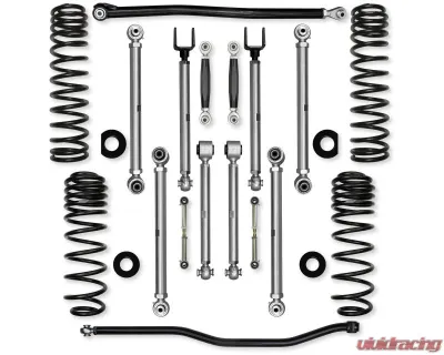 Rock Krawler 2.5in X Factor Pro No Limits Aluminum Front | Rear Lift Kit 392 Jeep Wrangler Jl 4Door 2021 - JL25PNL-392