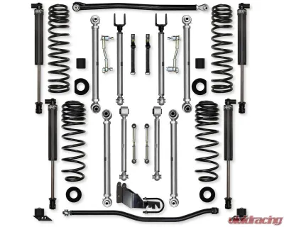 Rock Krawler 2.5in X Factor Pro Aluminum Stage 1 Front | Rear Lift Kit w/ Shocks Wrangler Jl 2Door 2018 - JL25XFP-2S1