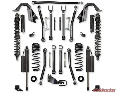 Rock Krawler 4XE 3.5 In Adventure X Coilover System Front | Rear Lift Kit w/ Shocks Jeep Wrangler Jlu 4Door 2021 - JL35AXM-4XECS