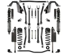 Rock Krawler 392 3.5 In Adventure X No Limits Coilover System Front | Rear Lift Kit w/ Shocks Jeep Wrangler Jlu 4Door 2021