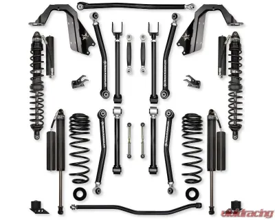 Rock Krawler 392 3.5 In Adventure X No Limits Coilover System Front | Rear Lift Kit w/ Shocks Jeep Wrangler Jlu 4Door 2021 - JL35AXMNL-392CS
