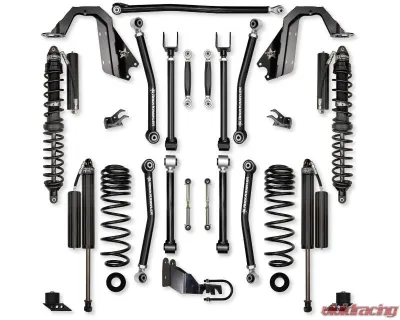 Rock Krawler 3.5 In Adventure X No Limits Coilover System Front | Rear Lift Kit w/ Shocks Jeep Wrangler Jlu 4Door 2018 - JL35AXMNL-4CS