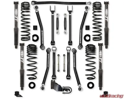 Rock Krawler 3.5 In Adventure X No Limits System Front | Rear Lift Kit w/ Shocks Twin Tube Jeep Wrangler Jlu 4Door 2018 - JL35AXMNL-4TT