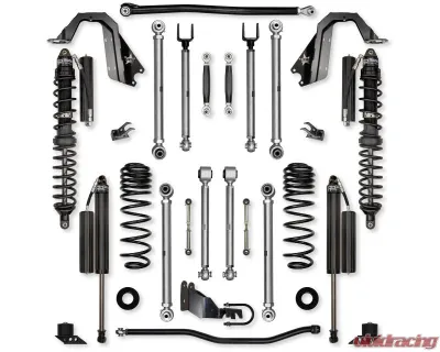 Rock Krawler 3.5in X Factor Pro No Limits Aluminum Coilover Front | Rear Lift Kit w/ Shocks Jeep Wrangler Jl 4Door 2018 - JL35PNL-4CS