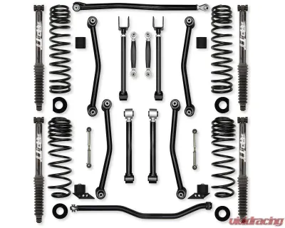 Rock Krawler 392 3.5 In Ultimate Adventure System - Twin Tube Front & Rear Jeep Wrangler Jlu 4-Door 2021 - JL35UA-392TT