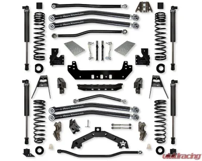 Rock Krawler 4XE 3.5 In X Factor X2 Long Arm Suspension - Stage 1 Front Jeep Wrangler Jlu 4-Door 2021 - JL35X2LA-4XES1
