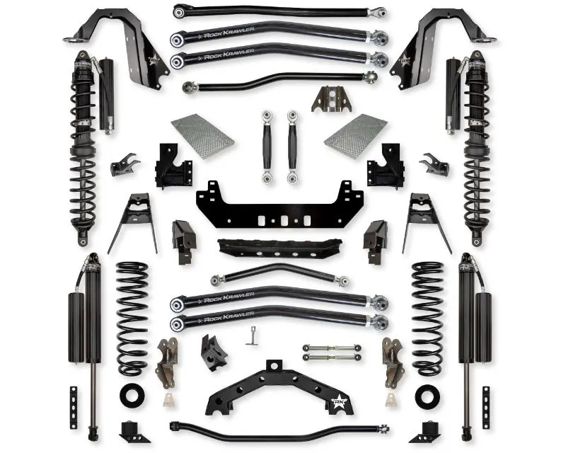 Rock Krawler 392 3.5 In X Factor X2 No Limits Long Arm Coilover Jeep Wrangler Jlu 4-Door 2021 - JL35X2NL-392CS