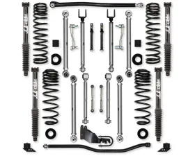 Rock Krawler 3.5in X Factor Pro Aluminum Twin Tube Front | Rear Lift Kit w/ Shocks Jeep Wrangler Jl 4Door 2018