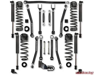 Rock Krawler 4.5 In Adventure X No Limits System - Stage 1 Front | Rear Lift Kit w/ Shocks Jeep Wrangler Jlu 4Door 2020 - JL45AXMNL-4S1