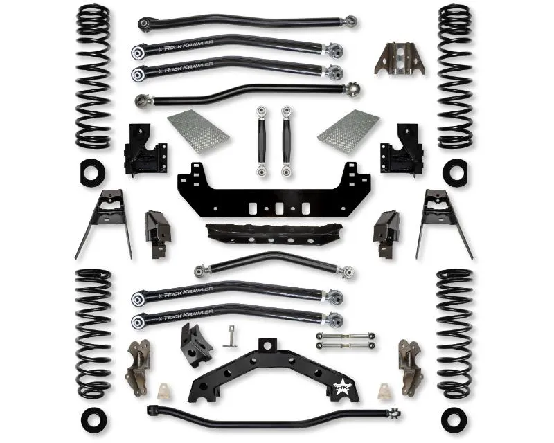 Rock Krawler 392 4.5 In X Factor X2 No Limits Long Arm Suspension Jeep Wrangler Jlu 4- Door 2021 - JL45X2NL-392