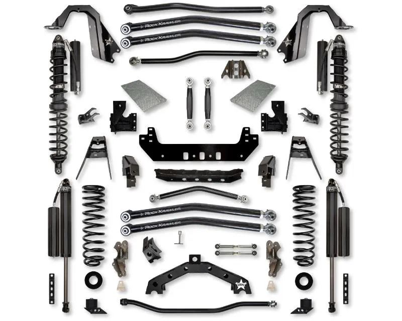 Rock Krawler 392 4.5 In X Factor X2 No Limits Long Arm Coilover Jeep Wrangler Jlu 4-Door 2021 - JL45X2NL-392CS