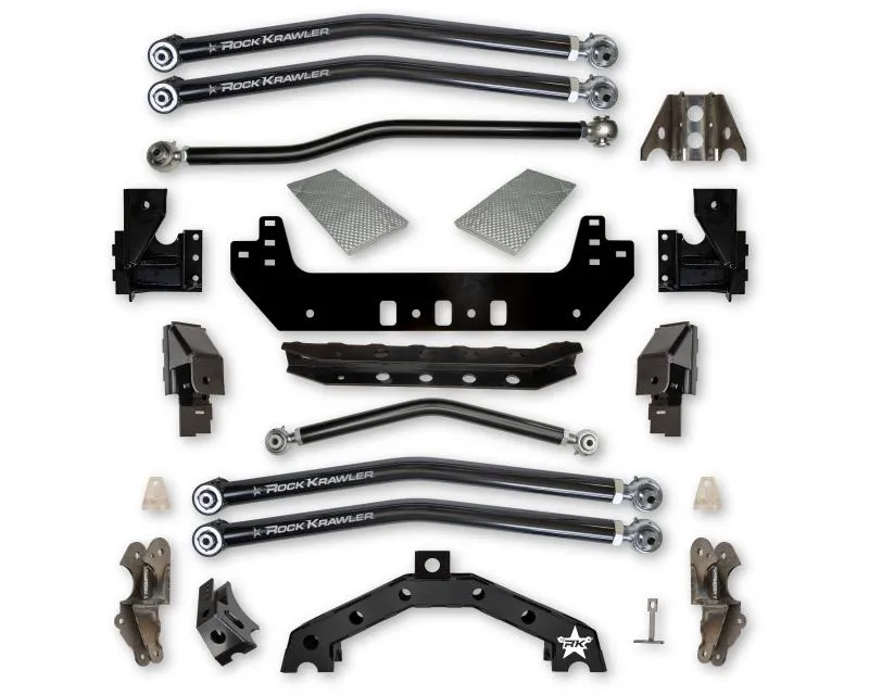 Rock Krawler Front & Rear Upgrade, Jl X Factor X2 Long Arm Jeep Wrangler Jl 2 Door | Jlu 4 Door 2018 - JLX2LA-UPG