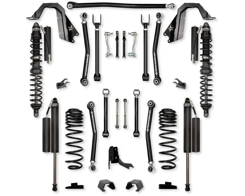 Rock Krawler 3.0 In Adventure X Coilover System Front | Rear Lift Kit w/ Shocks Jeep Wrangler Jt 2019 - JT30AXM-CS