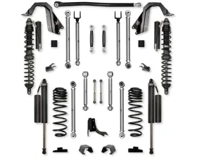 Rock Krawler 3.0in X Factor Pro No Limits Aluminum Coilover Front | Rear Lift Kit w/ Shocks Jeep Wrangler Jt 2019