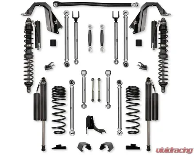 Rock Krawler 3.0in X Factor Pro No Limits Aluminum Coilover Front | Rear Lift Kit w/ Shocks Jeep Wrangler Jt 2019 - JT30PNL-CS
